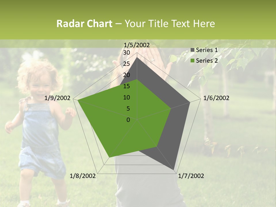 Outdoors Female Bright PowerPoint Template