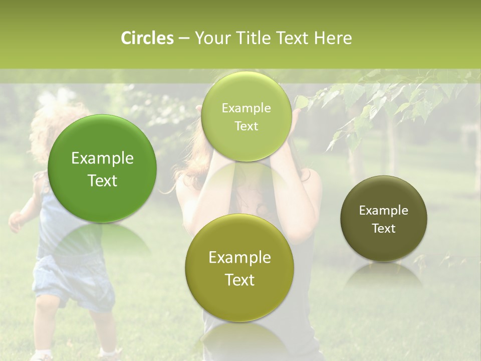 Outdoors Female Bright PowerPoint Template