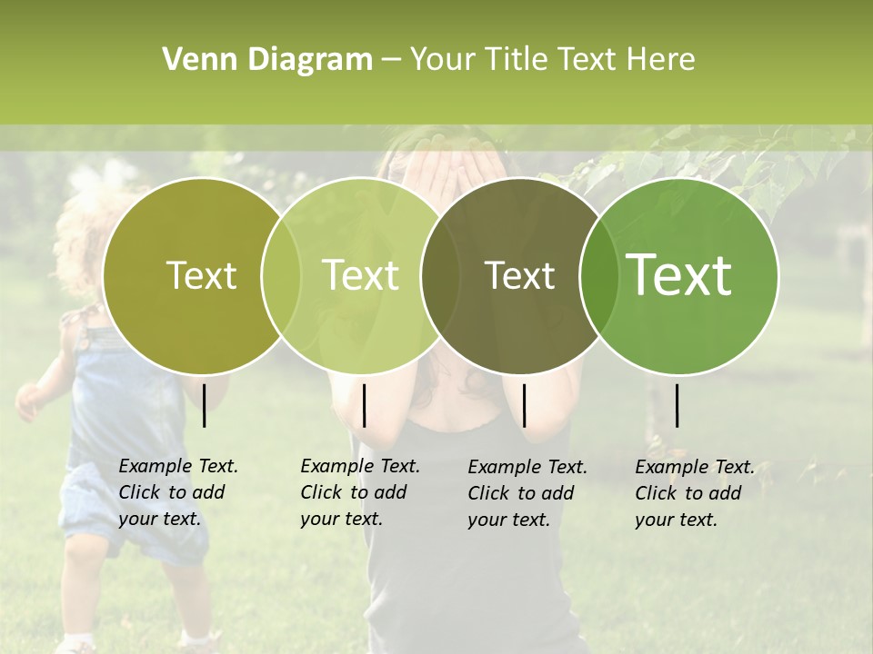 Outdoors Female Bright PowerPoint Template