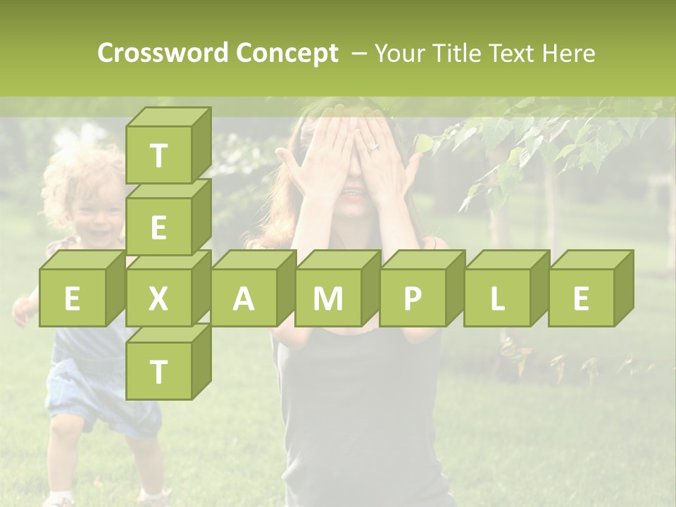 Outdoors Female Bright PowerPoint Template