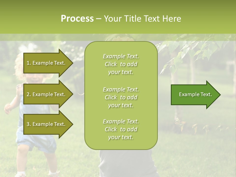 Outdoors Female Bright PowerPoint Template