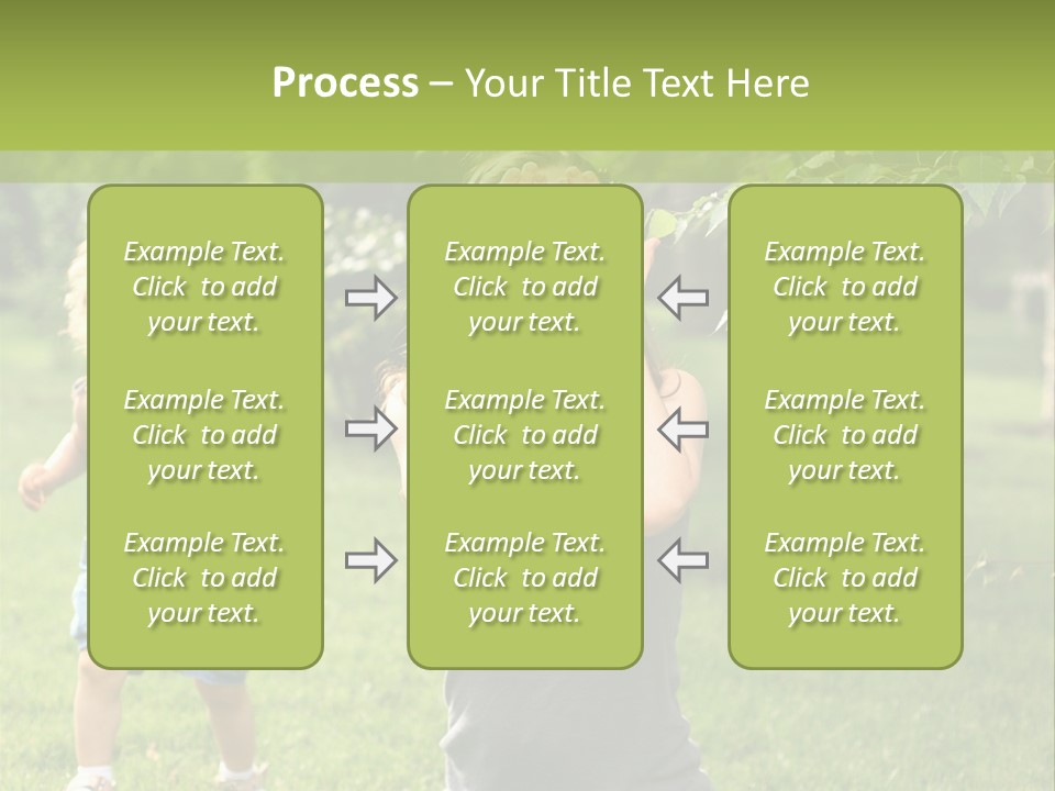 Outdoors Female Bright PowerPoint Template