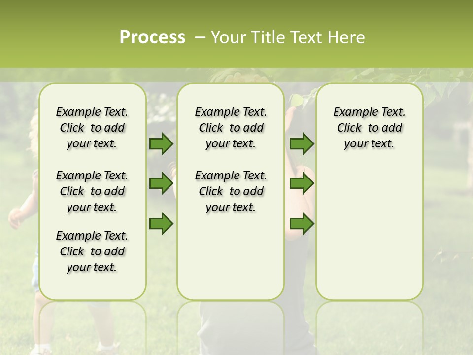 Outdoors Female Bright PowerPoint Template