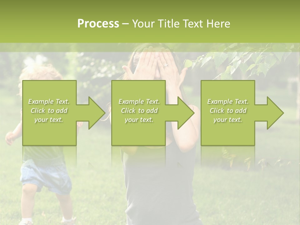 Outdoors Female Bright PowerPoint Template