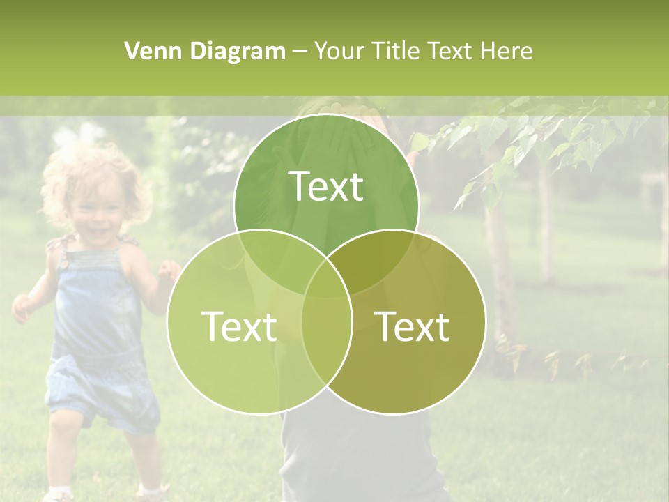 Outdoors Female Bright PowerPoint Template