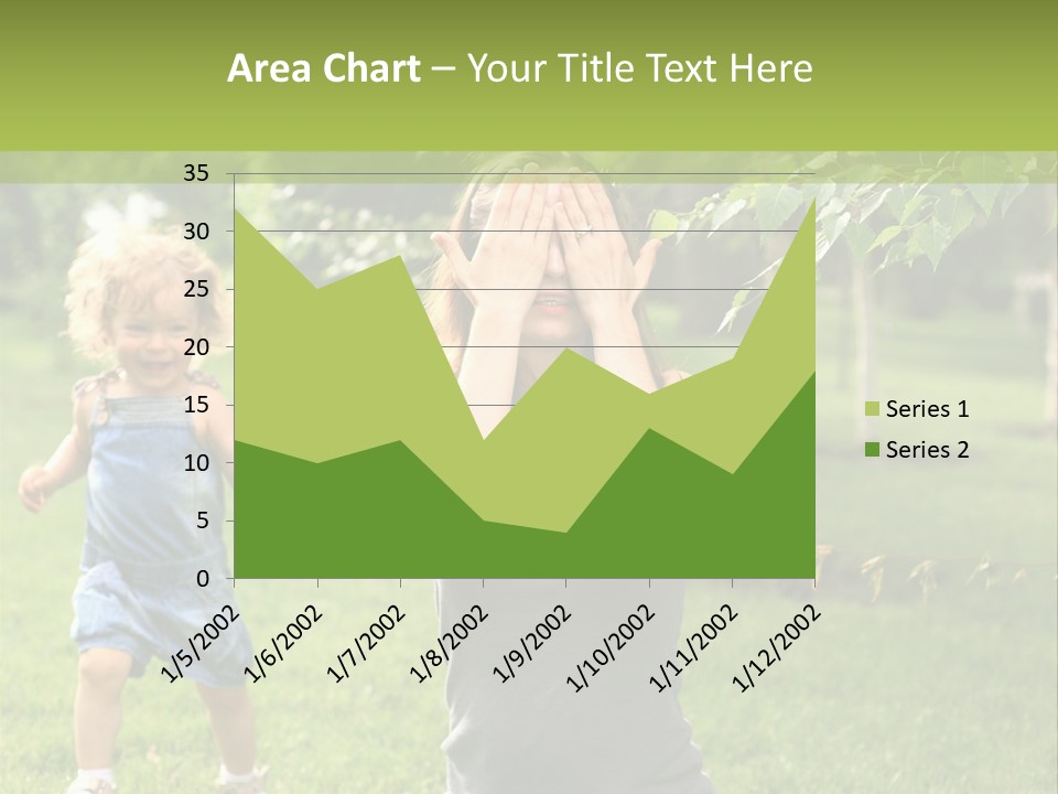 Outdoors Female Bright PowerPoint Template