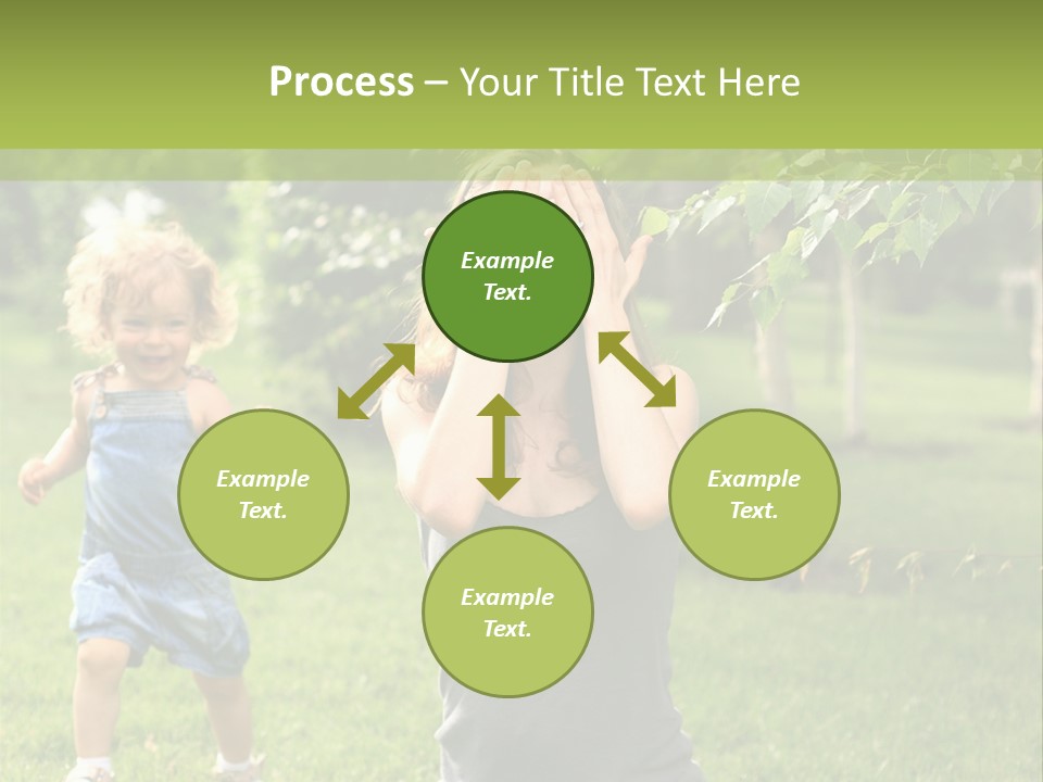 Outdoors Female Bright PowerPoint Template