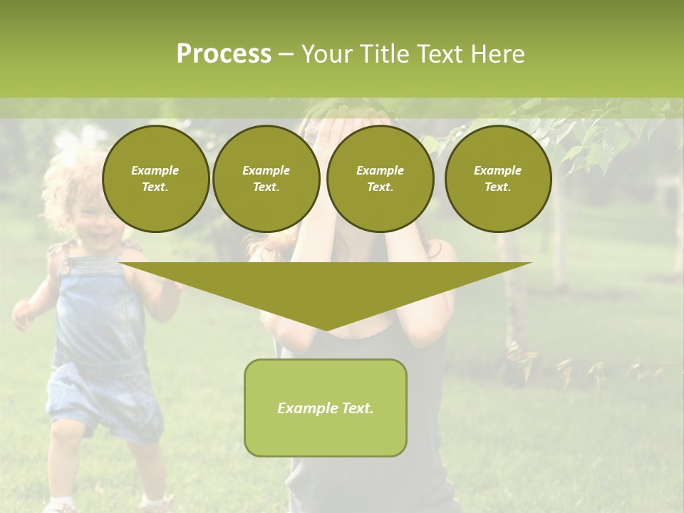 Outdoors Female Bright PowerPoint Template