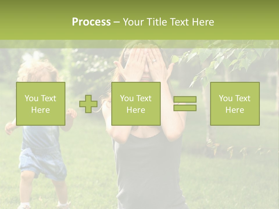 Outdoors Female Bright PowerPoint Template