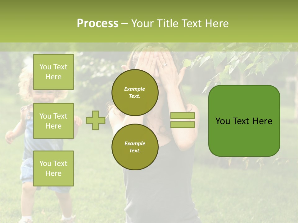 Outdoors Female Bright PowerPoint Template