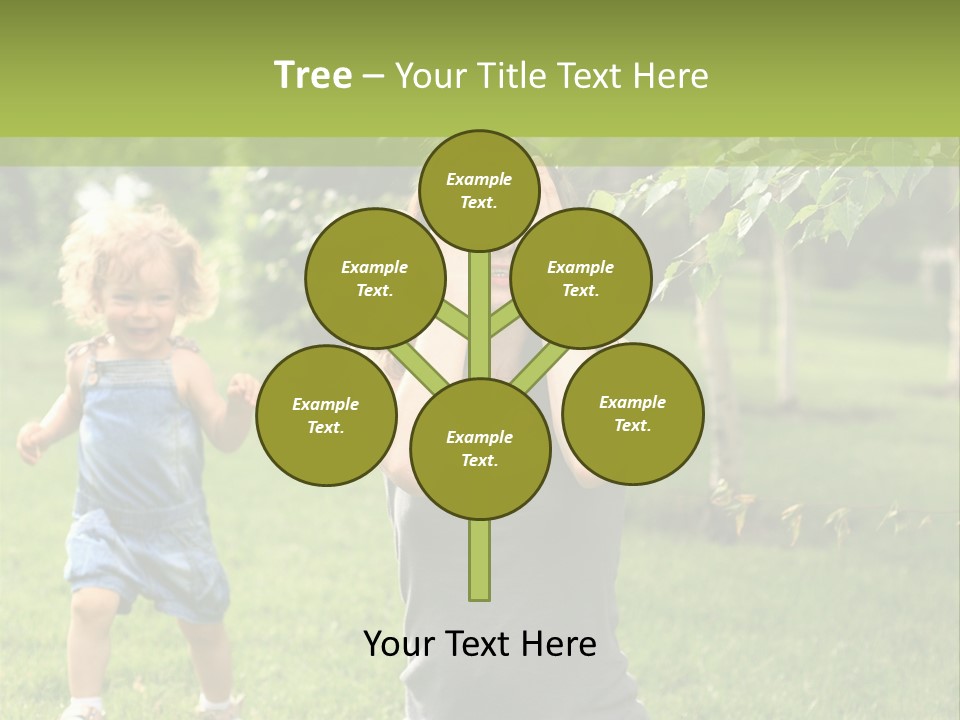 Outdoors Female Bright PowerPoint Template