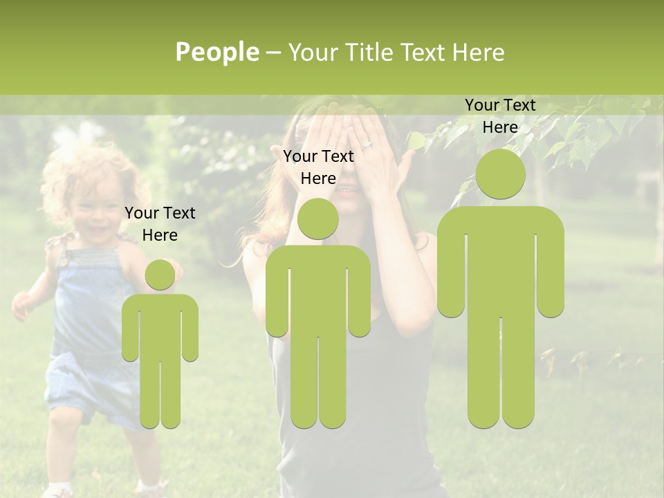 Outdoors Female Bright PowerPoint Template