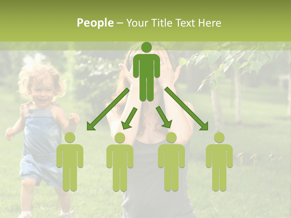 Outdoors Female Bright PowerPoint Template