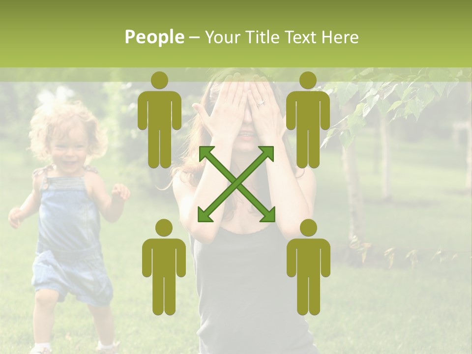 Outdoors Female Bright PowerPoint Template