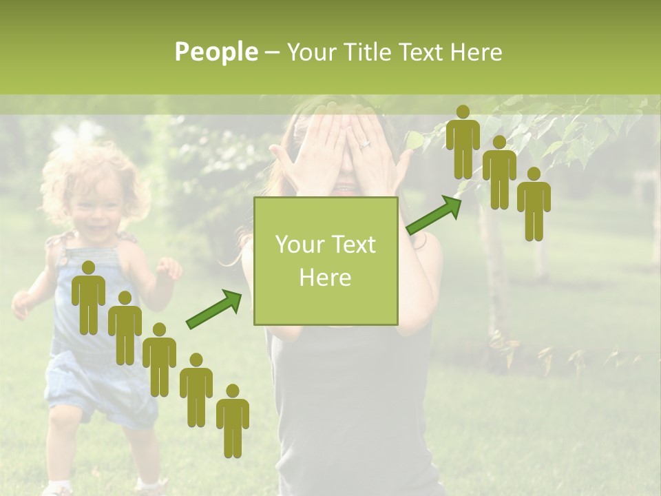 Outdoors Female Bright PowerPoint Template