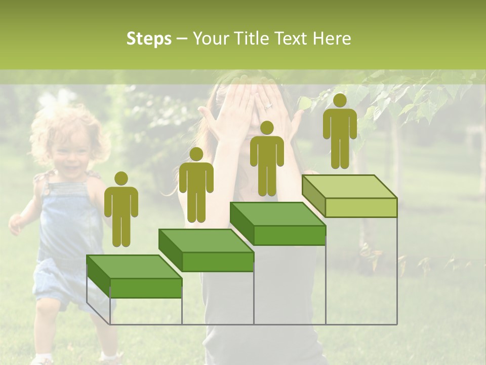 Outdoors Female Bright PowerPoint Template