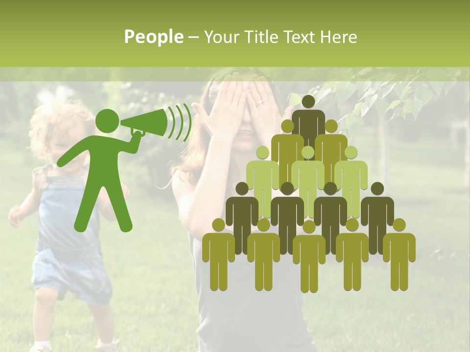 Outdoors Female Bright PowerPoint Template