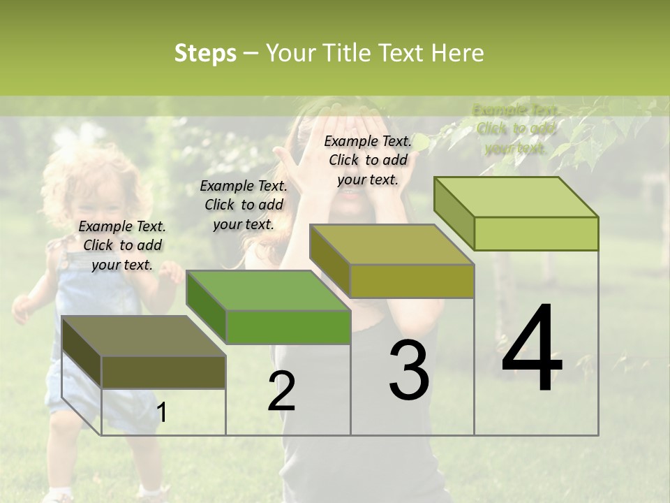 Outdoors Female Bright PowerPoint Template