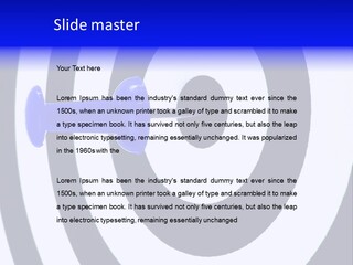 Isolated Success Perfection PowerPoint Template