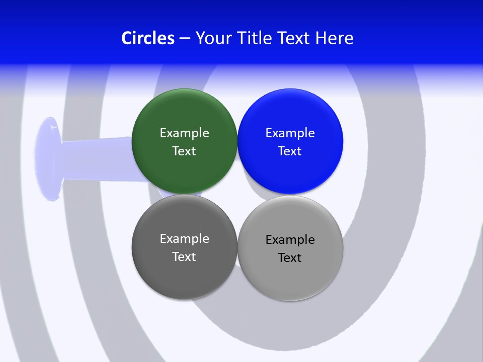 Isolated Success Perfection PowerPoint Template