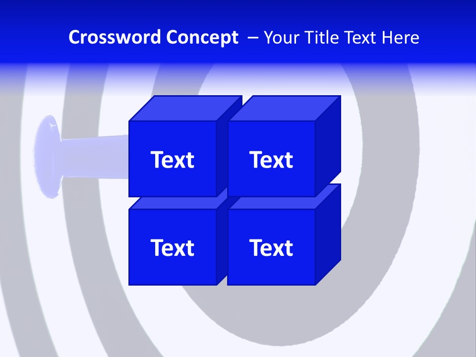 Isolated Success Perfection PowerPoint Template