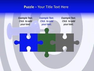 Isolated Success Perfection PowerPoint Template