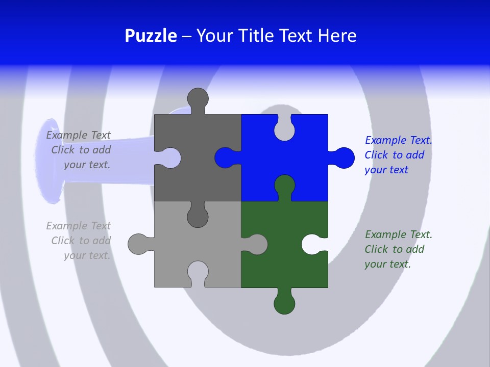 Isolated Success Perfection PowerPoint Template