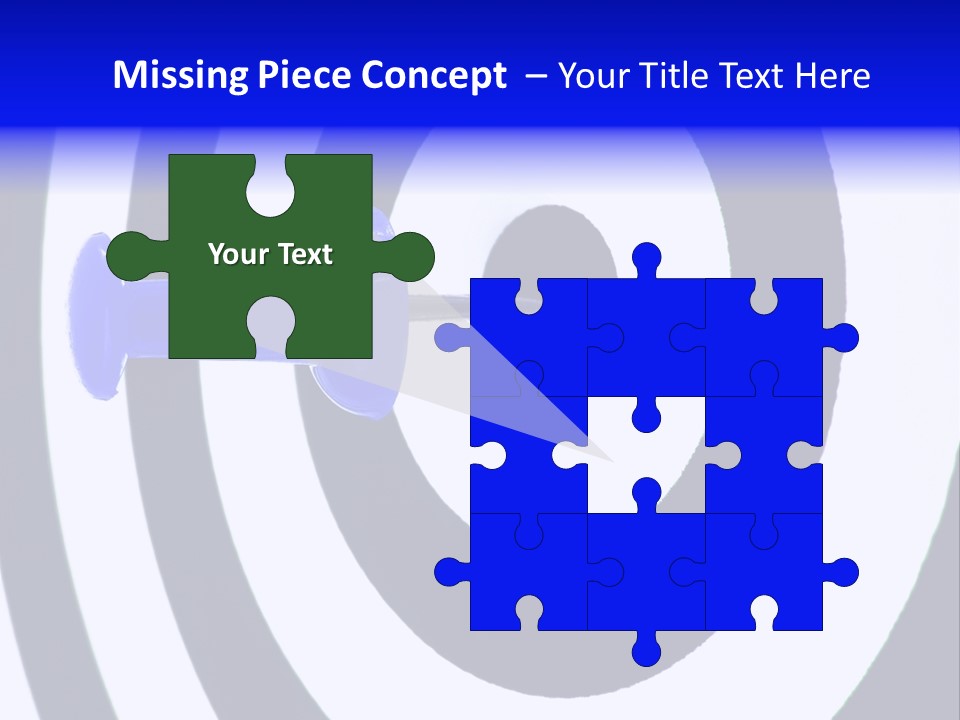 Isolated Success Perfection PowerPoint Template