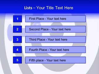 Isolated Success Perfection PowerPoint Template
