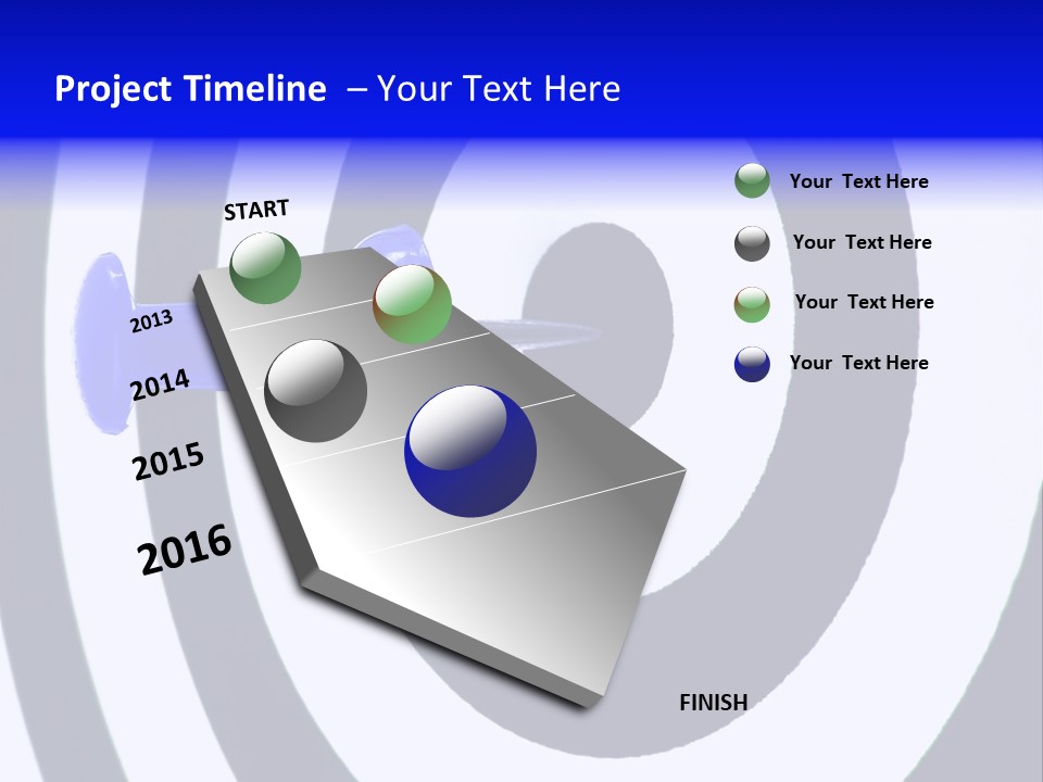 Isolated Success Perfection PowerPoint Template