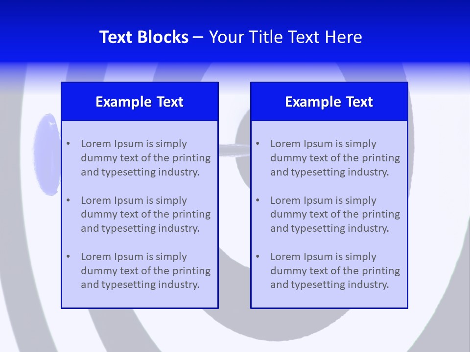 Isolated Success Perfection PowerPoint Template