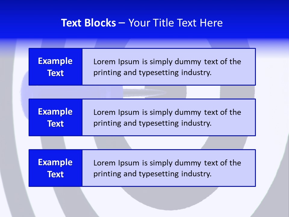 Isolated Success Perfection PowerPoint Template