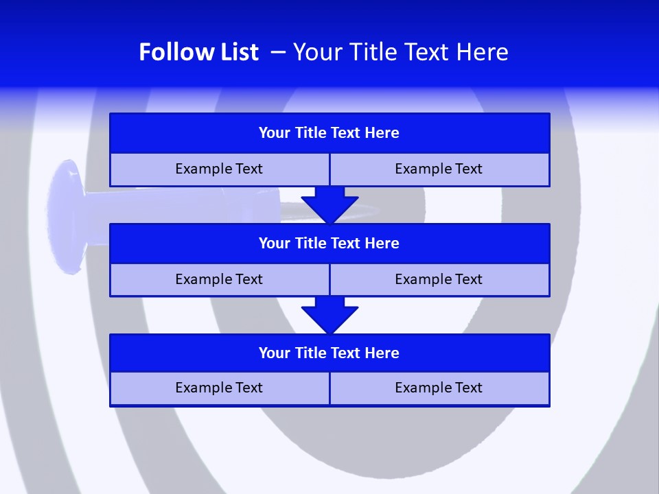 Isolated Success Perfection PowerPoint Template