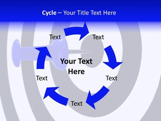 Isolated Success Perfection PowerPoint Template