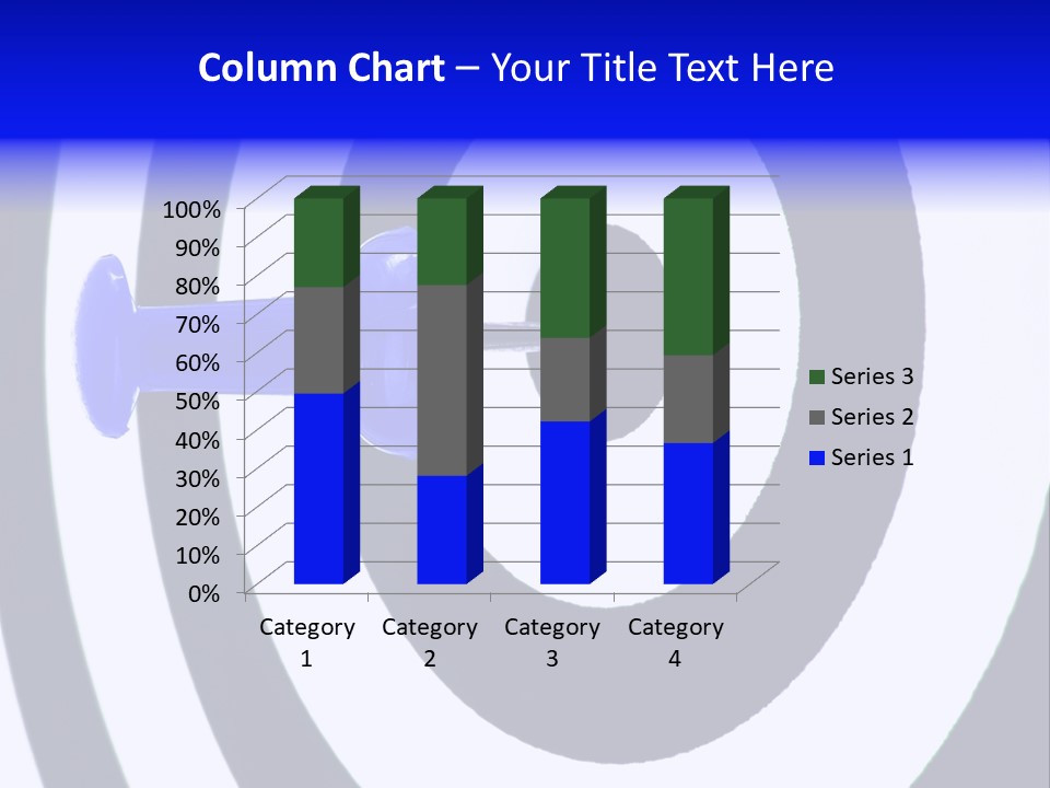 Isolated Success Perfection PowerPoint Template