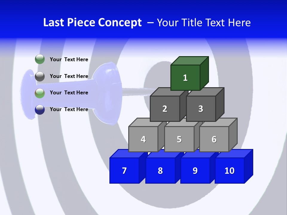 Isolated Success Perfection PowerPoint Template