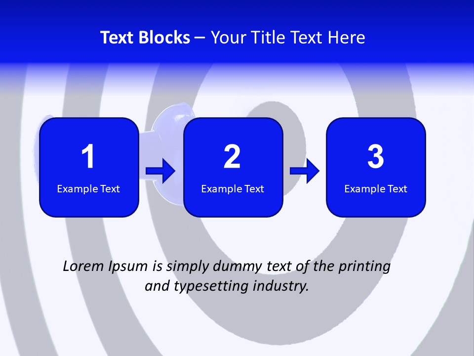 Isolated Success Perfection PowerPoint Template