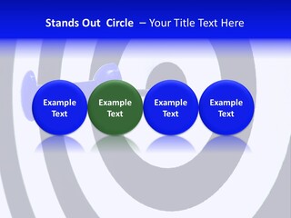 Isolated Success Perfection PowerPoint Template