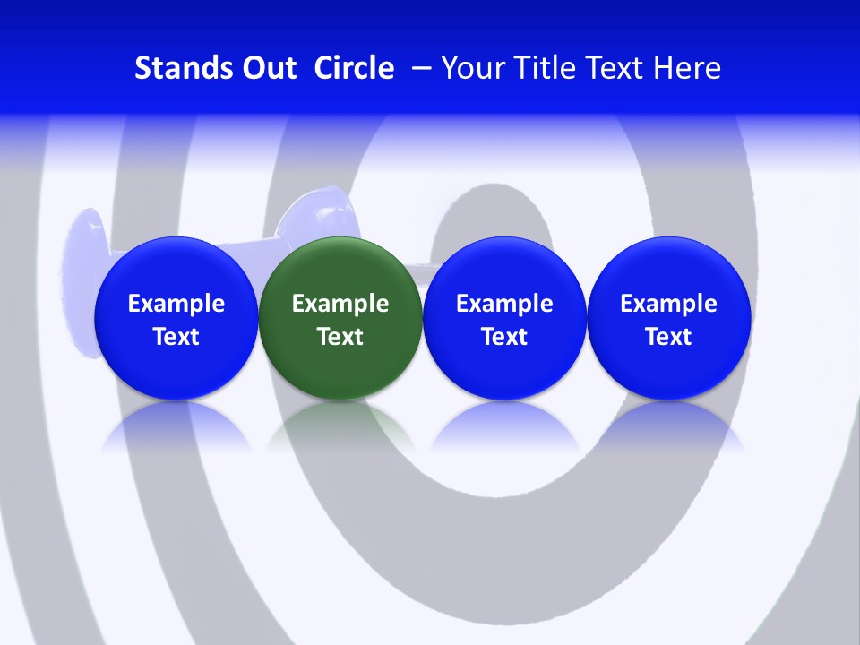 Isolated Success Perfection PowerPoint Template