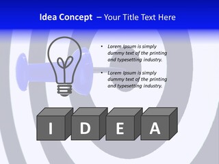 Isolated Success Perfection PowerPoint Template