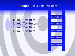 Isolated Success Perfection PowerPoint Template