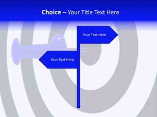 Isolated Success Perfection PowerPoint Template