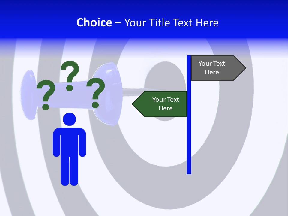 Isolated Success Perfection PowerPoint Template