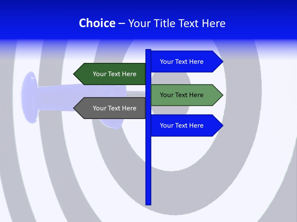 Isolated Success Perfection PowerPoint Template
