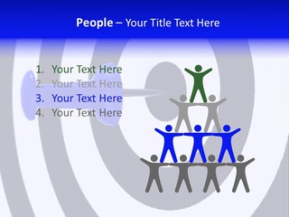 Isolated Success Perfection PowerPoint Template