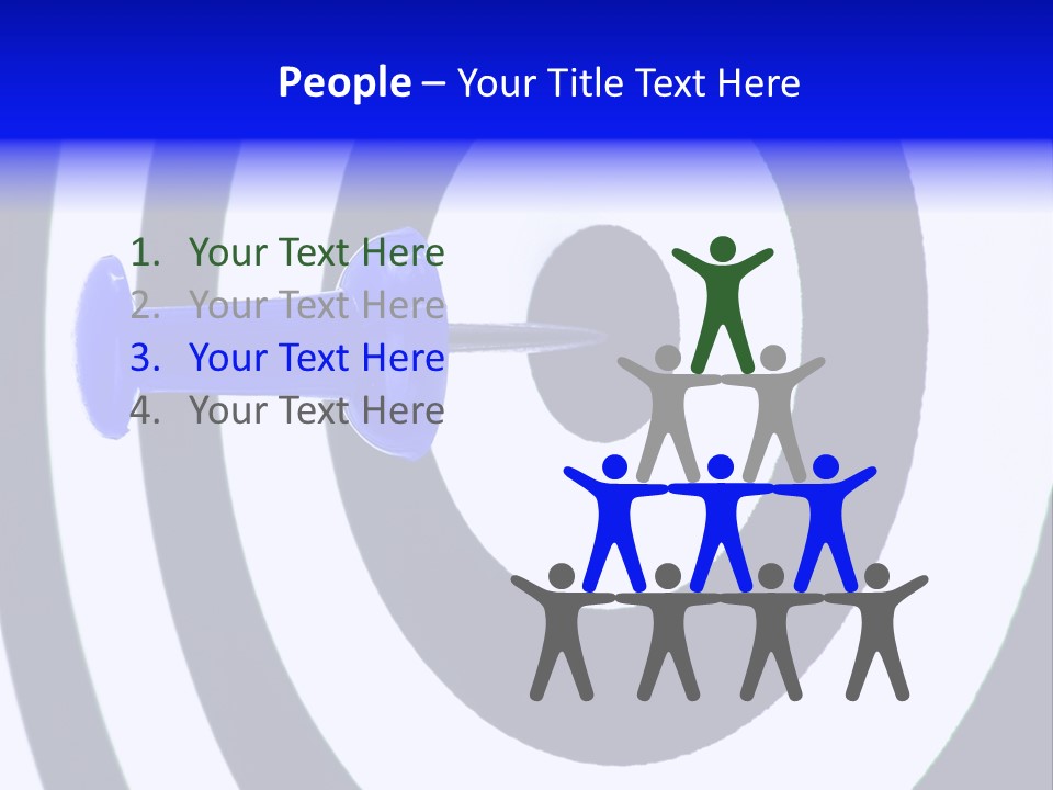 Isolated Success Perfection PowerPoint Template