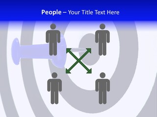 Isolated Success Perfection PowerPoint Template