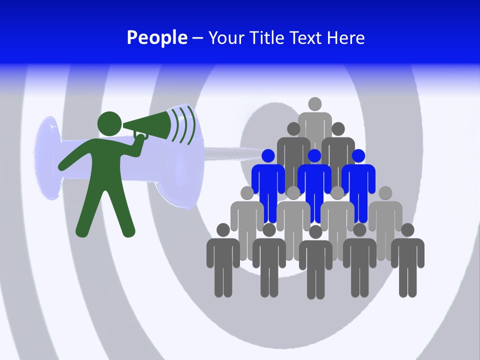 Isolated Success Perfection PowerPoint Template