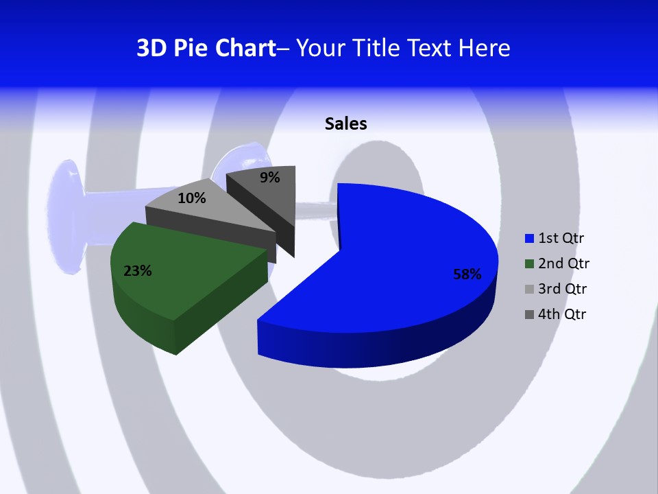 Isolated Success Perfection PowerPoint Template