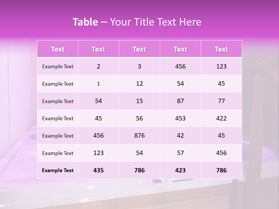 Interior Horizontal Luxury PowerPoint Template